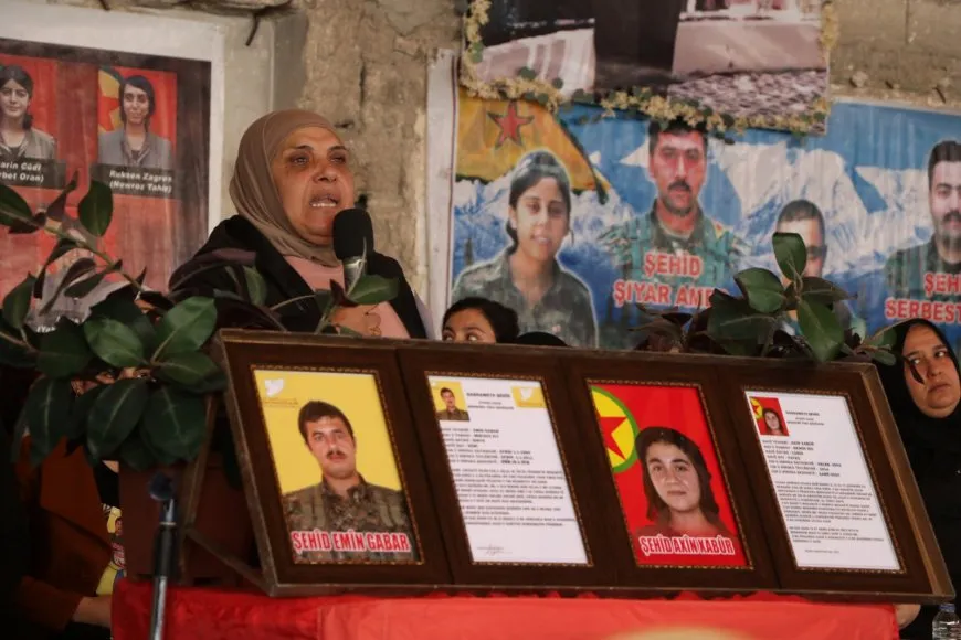 Li Helebê merasîma şehîd Axîn û şehîd Gabar
