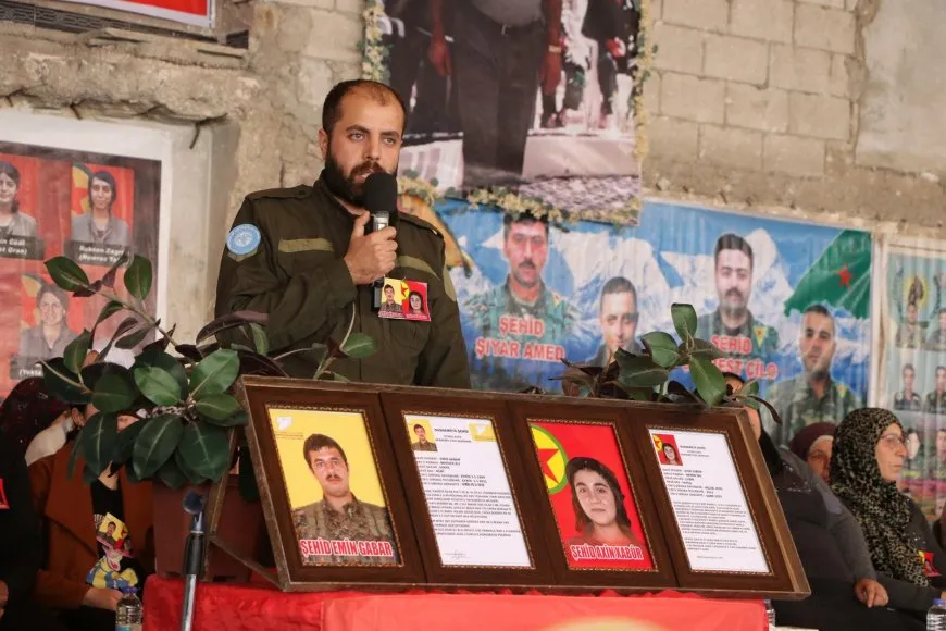 Li Helebê merasîma şehîd Axîn û şehîd Gabar