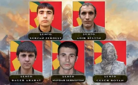 HPG’ê 5 gerîlayên sala 2019’an şehîd bûne, bi bîr anî