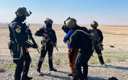 Li Iraqê 5 çeteyên DAIŞ’ê hatin girtin