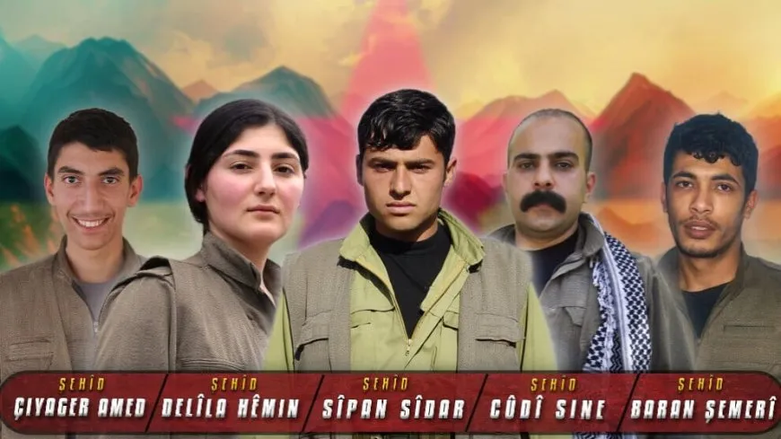 HPG ‘ê nasnameya şehîdên sala 2024’an ragihand
