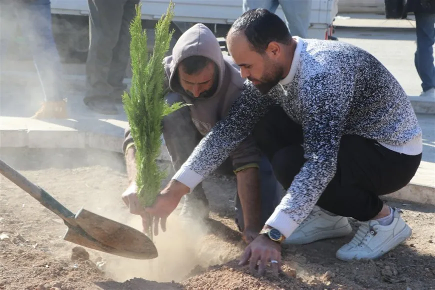 Şaredariya Hesekê 300 dar çandin