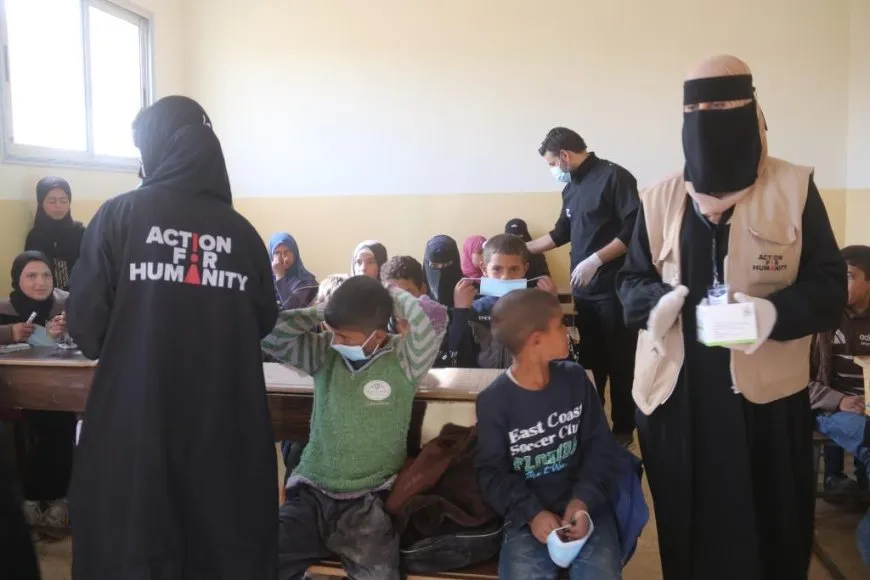 Li dibistanên Hecînê kampanyayeke tenduristiyê li dar dikeve