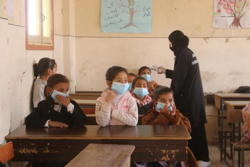 Li dibistanên Hecînê kampanyayeke tenduristiyê li dar dikeve