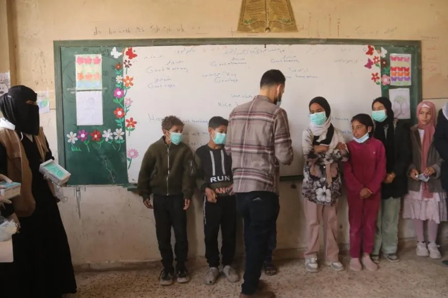 Li dibistanên Hecînê kampanyayeke tenduristiyê li dar dikeve