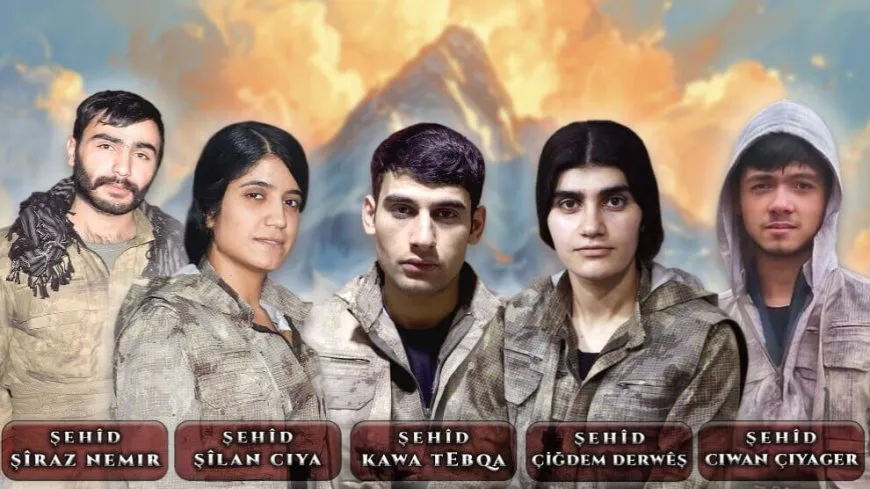 HPG-NRÇ'ê 5 şehîdên sala 2024'an bi bîr anîn