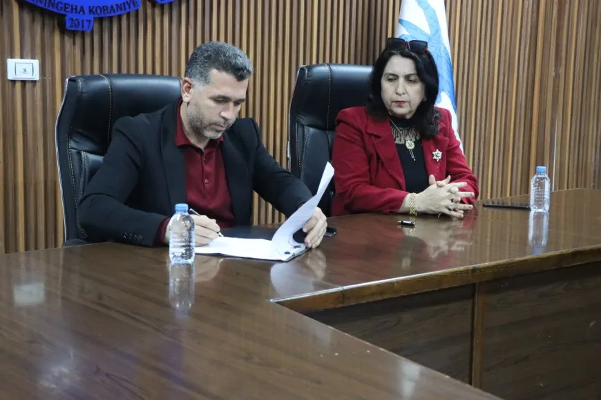 Zanîngeha Kobanê û Zanîngeha Szczecin peymana hevkariyê îmze kir