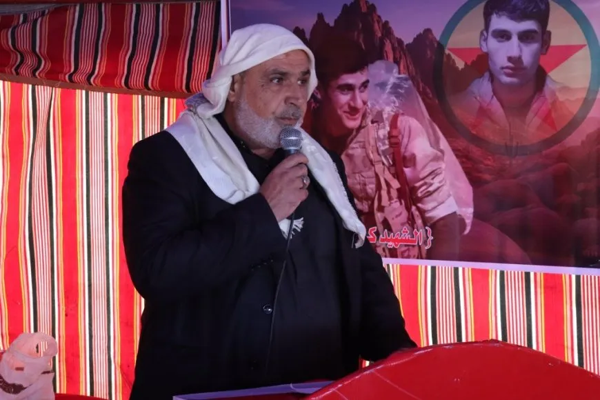 Şêniyên Tebqayê sersaxî da malbata şehîd Umer Şihada