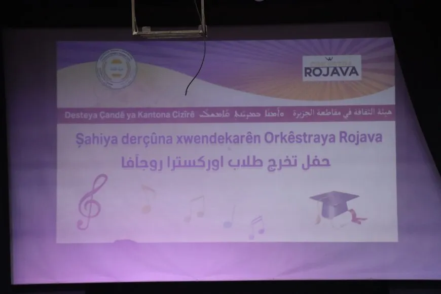 14 xwendekarên Peymangeha Orkestraya Rojava der çûn