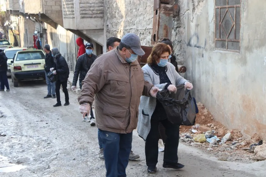 Li Şêxmeqsûd û Eşrefiyê yên dorpçêkirî xebata paqijiyê