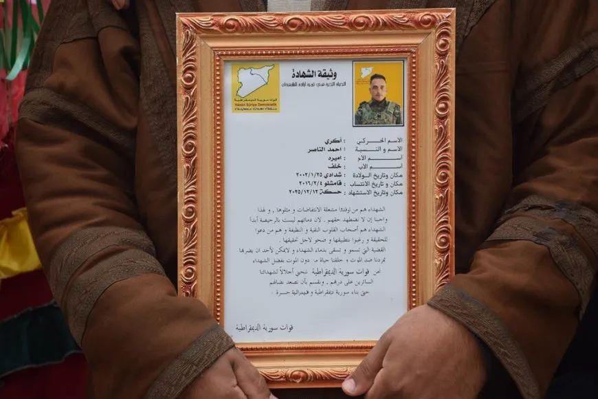 Şêniyên Şedadê şehîd Ehmed El Nasir spart axê
