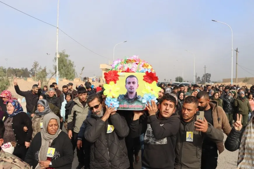 Şehîd Şahîn Efrîn bi merasîmekê hat oxirkirin