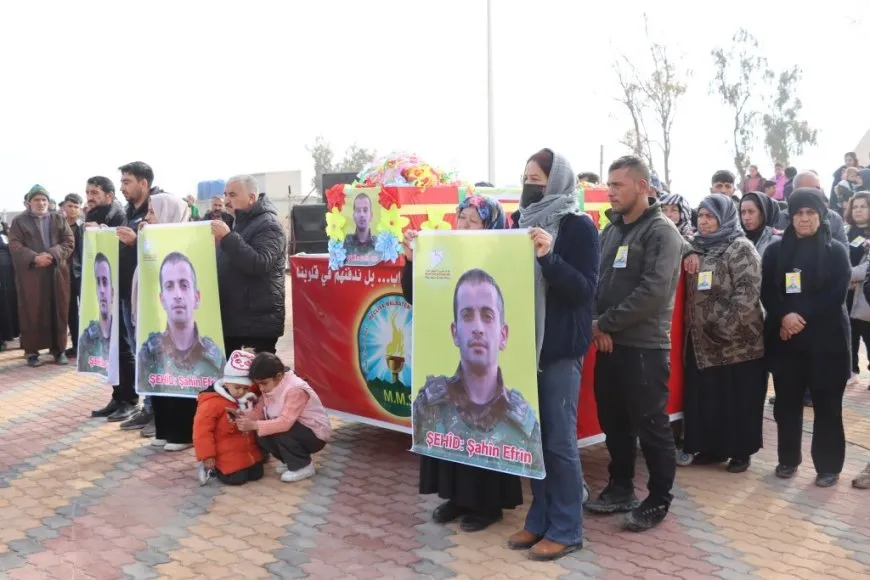 Şehîd Şahîn Efrîn bi merasîmekê hat oxirkirin