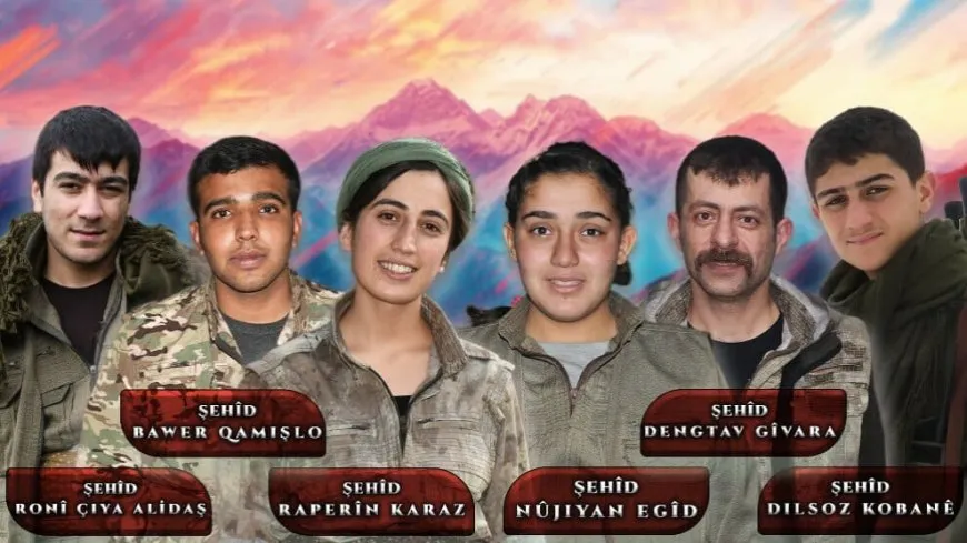 HPG NRÇ’ê nasnameyan şehîdên Zapê eşkere kir