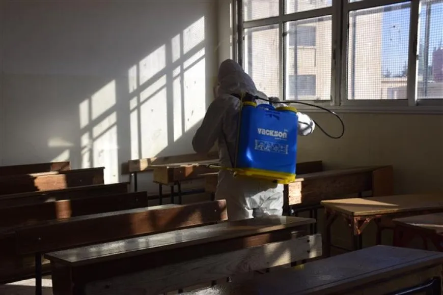 Li Til Temirê dezenfektekirina dibistanan