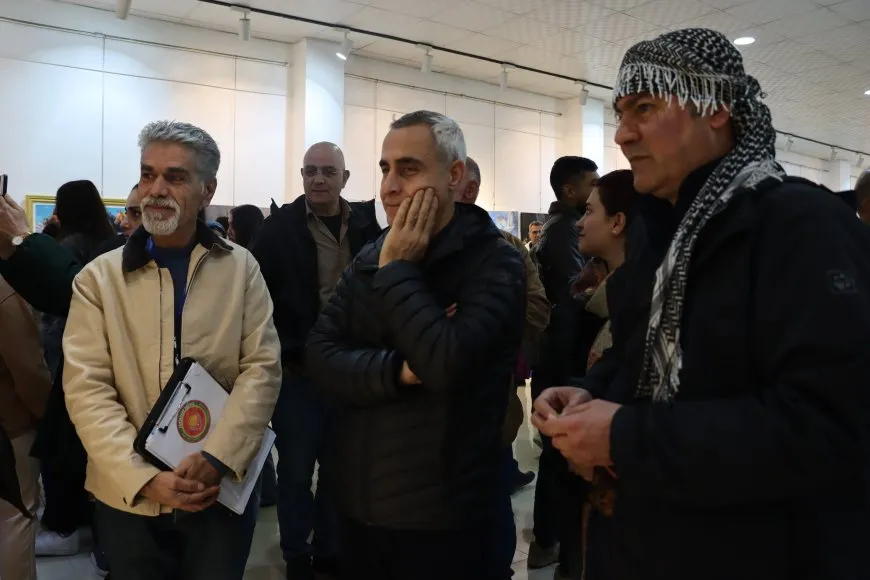 Pêşangeheke şêwekarên kantona Cizîrê hat vekirin