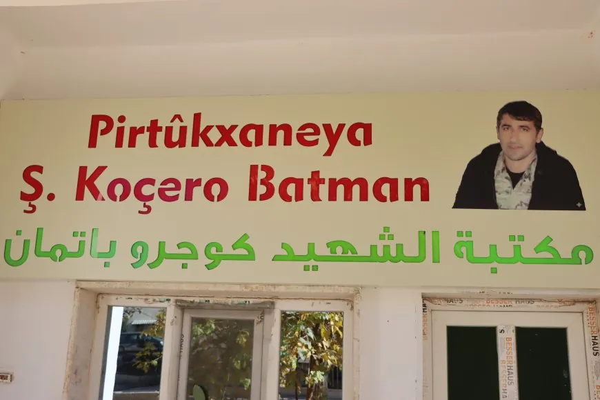 Pirtûkxaneya Şehîd Koçero Batman bi 3700 berheman li ber xwîneran vekirî ye