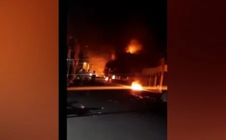 Li Kirmaşanê qesra bajêr hat şewitandin û baregeh hat gulebarankirin