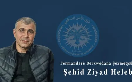Asayîşa Şêxmeqsud-Eşrefiyê: Fermandarê me ya fedayî Ziyad Heleb li Şêxmeqsud şehîd bû 