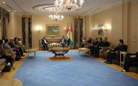 Şandeya Rojava bi Nêçîrvan Barzanî re rûnişt