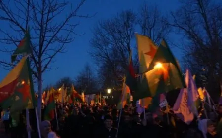 Li bajarên Ewropayê Kurdistanî ji bo Rojava li qadan in