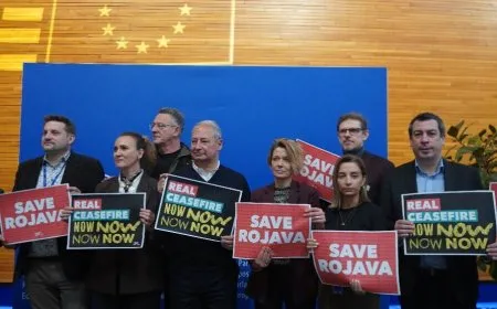 Ji Koma Dostaniya Kurd a PE'yê çalakiya ji bo Rojava