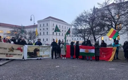 Li Munîh, Parîs û Washingtonê piştgiriya Rojava