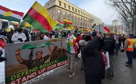 Li Almanyayê ji bo piştgirîya Rojava bi deh hezaran kes daketin qadan
