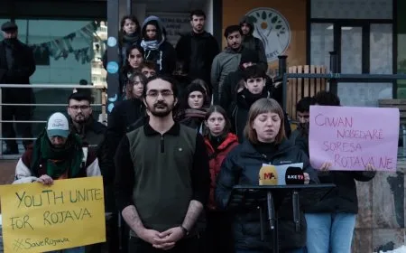 Ciwanên Enternasyonalîst piştgirî dan Rojava