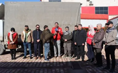 Ji Başûr 2 hezar paketên dermanan gihîştin Qamişlo 