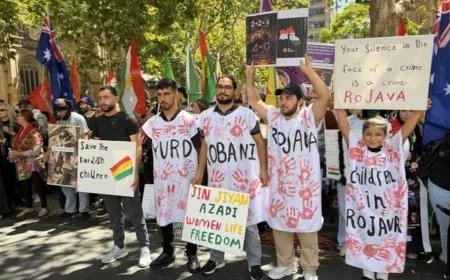 Li Bruksel û Sydneyê çalakiyên ji bo piştgiriya Rojava