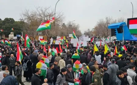 LI Silêmaniyê meşa girseyî ya ‘Îniya Kurdan’ dest pê kir