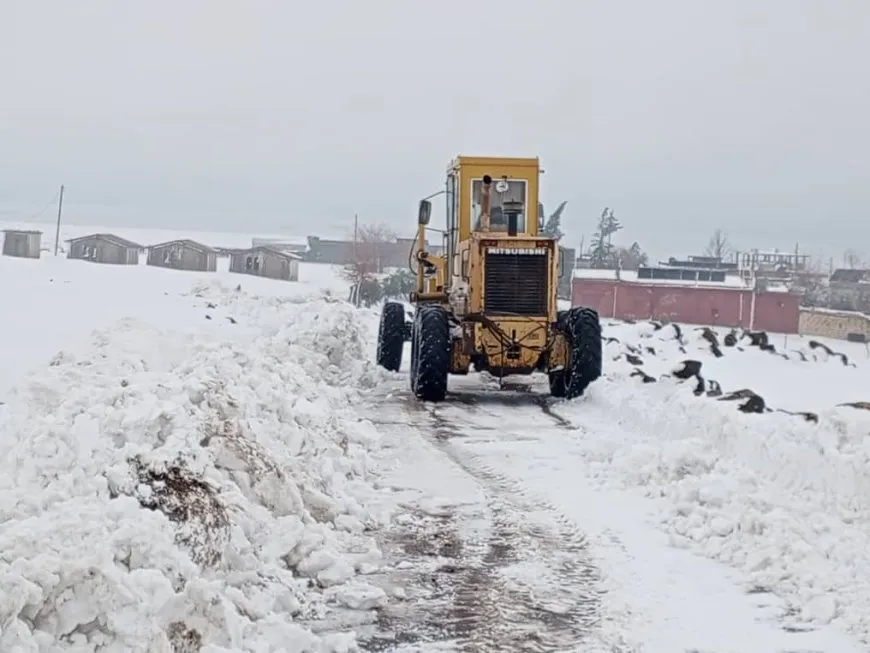 Şaredariyên Cizîrê xebatên vekirina rêyan didomînin