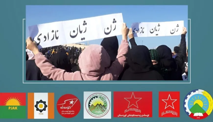 Partiyên Rojhilatê Kurdistanê piştgirî dan serhildana gelên Îranê