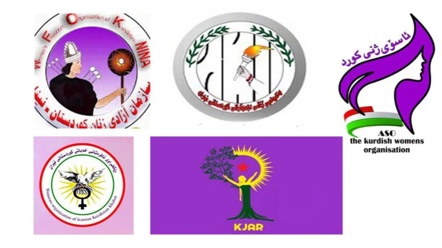 Ji 5 tevgerên jinên Kurd ji bo xwepêşandanan daxuyaniya hevpar