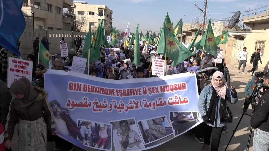 Li kantona Cizîrê piştgiriya gel a ji bo berxwedana Şêxmeqsûd, Eşrefiyê û Benî Zêd