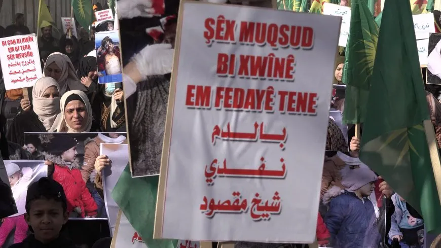 Li kantona Cizîrê piştgiriya gel a ji bo berxwedana Şêxmeqsûd, Eşrefiyê û Benî Zêd