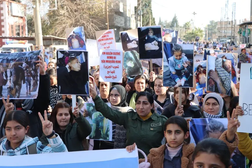 Li kantona Cizîrê piştgiriya gel a ji bo berxwedana Şêxmeqsûd, Eşrefiyê û Benî Zêd