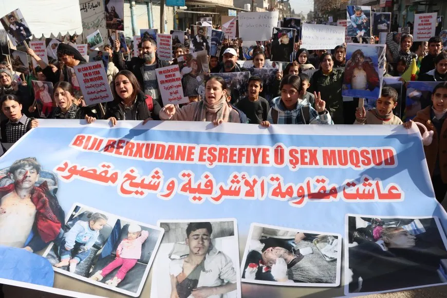 Li kantona Cizîrê piştgiriya gel a ji bo berxwedana Şêxmeqsûd, Eşrefiyê û Benî Zêd