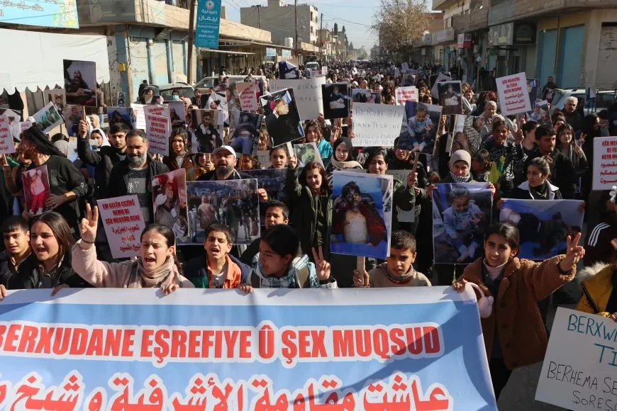 Li kantona Cizîrê piştgiriya gel a ji bo berxwedana Şêxmeqsûd, Eşrefiyê û Benî Zêd