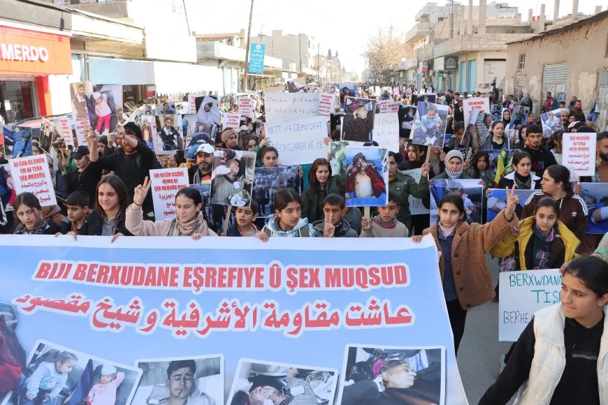 Li kantona Cizîrê piştgiriya gel a ji bo berxwedana Şêxmeqsûd, Eşrefiyê û Benî Zêd