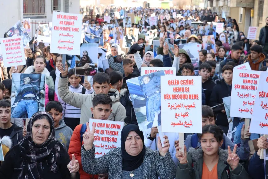 Li kantona Cizîrê piştgiriya gel a ji bo berxwedana Şêxmeqsûd, Eşrefiyê û Benî Zêd