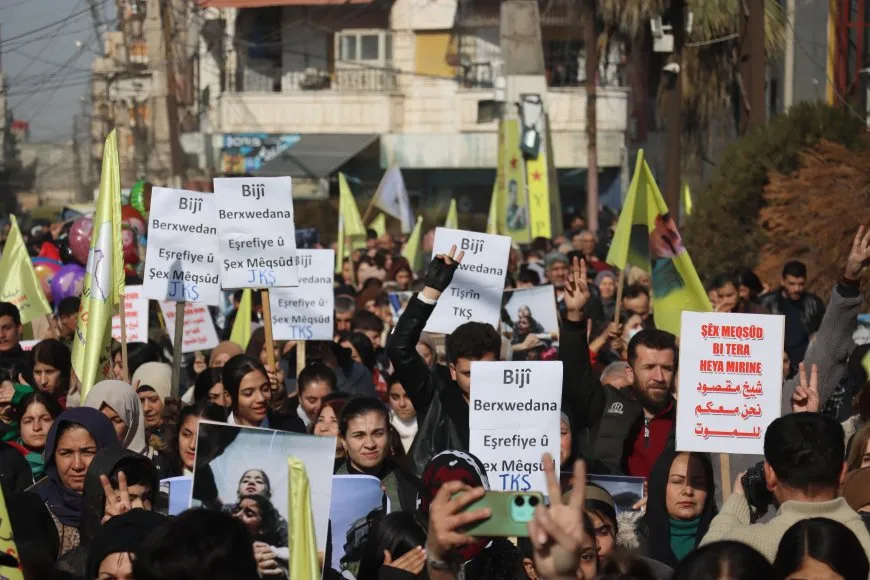 Li kantona Cizîrê piştgiriya gel a ji bo berxwedana Şêxmeqsûd, Eşrefiyê û Benî Zêd