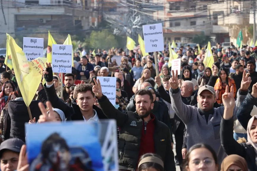 Li kantona Cizîrê piştgiriya gel a ji bo berxwedana Şêxmeqsûd, Eşrefiyê û Benî Zêd