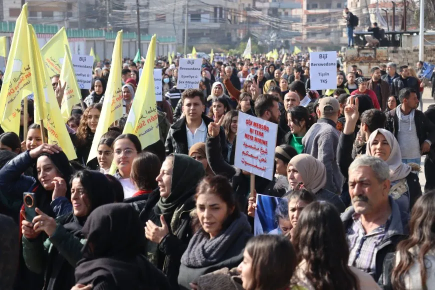 Li kantona Cizîrê piştgiriya gel a ji bo berxwedana Şêxmeqsûd, Eşrefiyê û Benî Zêd