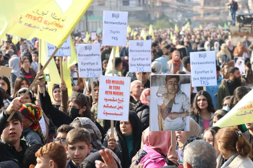 Li kantona Cizîrê piştgiriya gel a ji bo berxwedana Şêxmeqsûd, Eşrefiyê û Benî Zêd