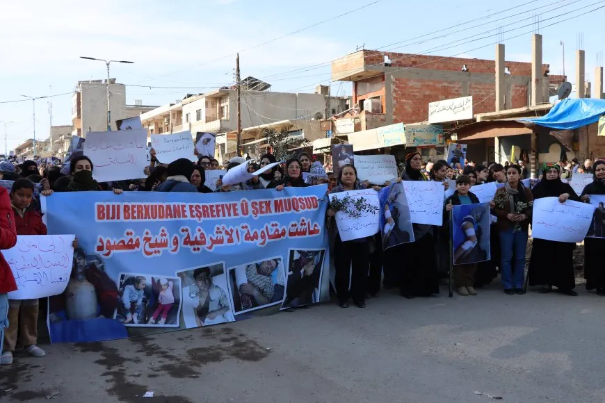 Li kantona Cizîrê piştgiriya gel a ji bo berxwedana Şêxmeqsûd, Eşrefiyê û Benî Zêd