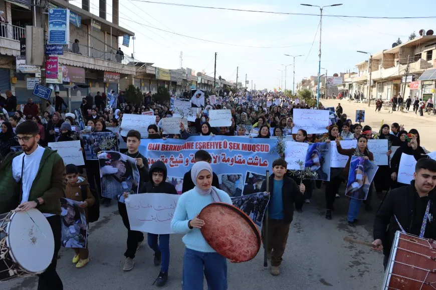 Li kantona Cizîrê piştgiriya gel a ji bo berxwedana Şêxmeqsûd, Eşrefiyê û Benî Zêd
