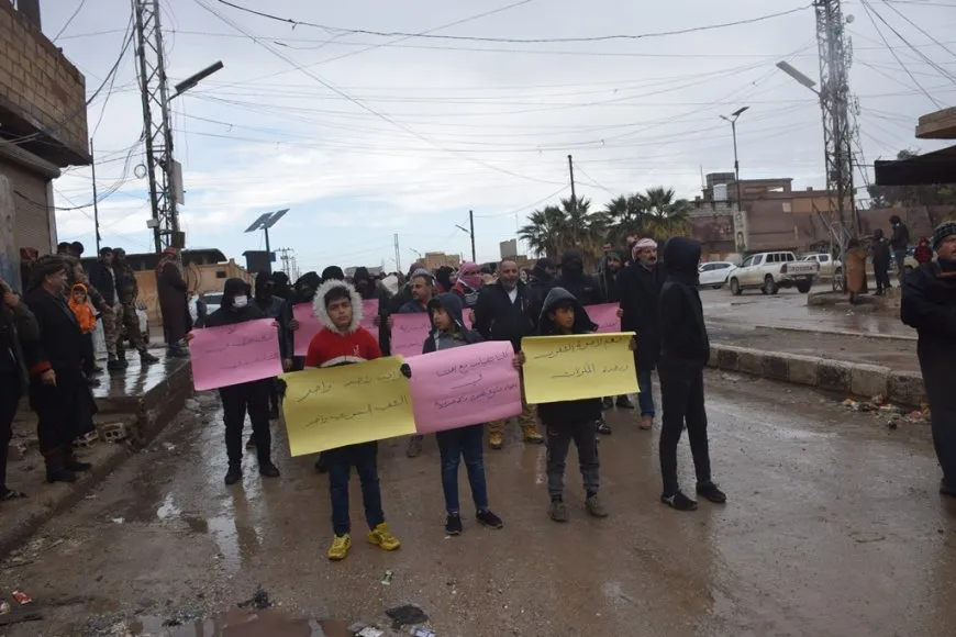 Li bajarên Cizîrê gel û ciwan ji bo Helebê li ser pêyan in