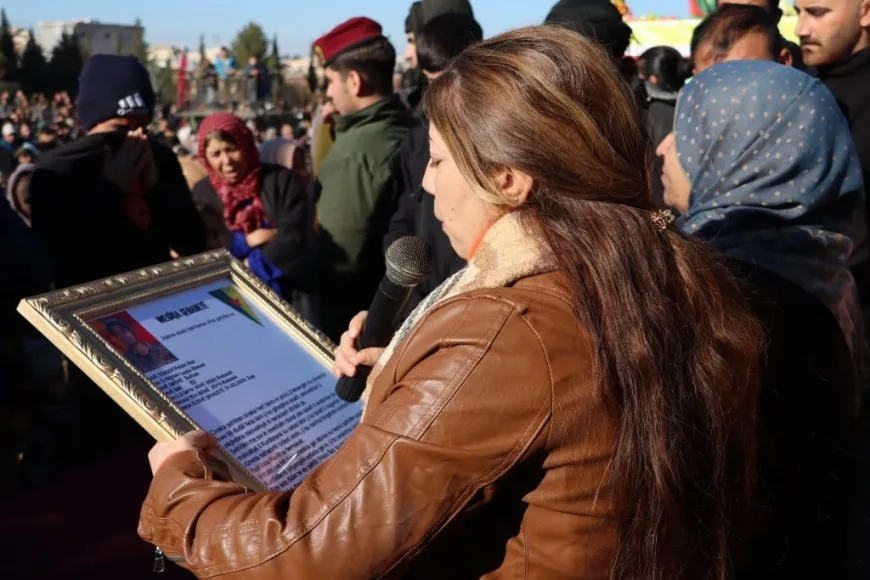 Li Kobanê merasîma du Şehîdan